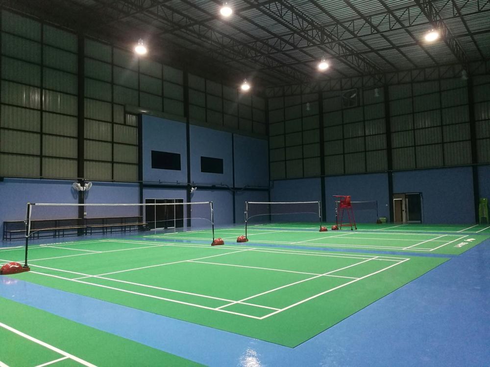 Indoor badminton court at GameZone 360